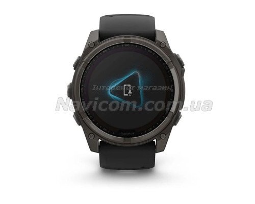 Смарт-часы Garmin fenix 8 (51 мм) Sapphire Solar карбоново-серый DLC титан черные