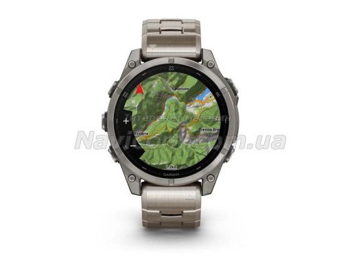 Смарт-часы Garmin fenix 8 AMOLED (47 мм) Sapphire титан з титановым ремешком
