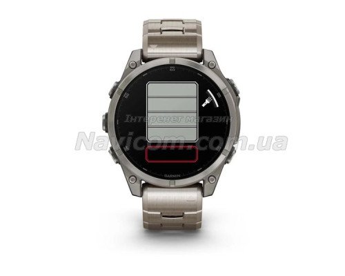 Смарт-часы Garmin fenix 8 AMOLED (47 мм) Sapphire титан з титановым ремешком