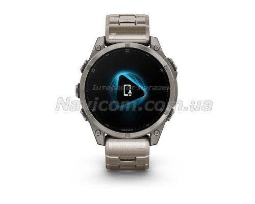 Смарт-часы Garmin fenix 8 AMOLED (47 мм) Sapphire титан з титановым ремешком