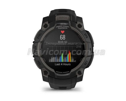 Смарт-часы Garmin Instinct 3 (45 мм) AMOLED черные