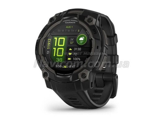 Смарт-часы Garmin Instinct 3 (45 мм) AMOLED черные