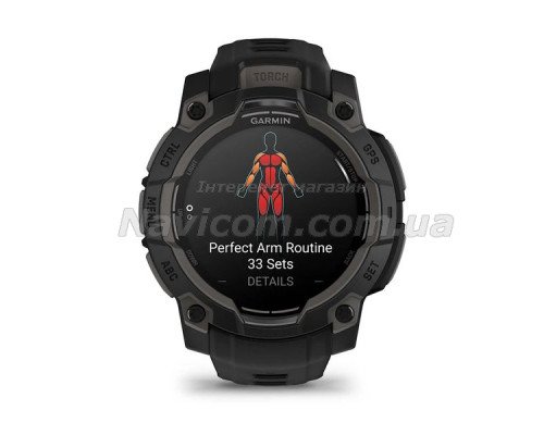 Смарт-часы Garmin Instinct 3 (45 мм) AMOLED черные