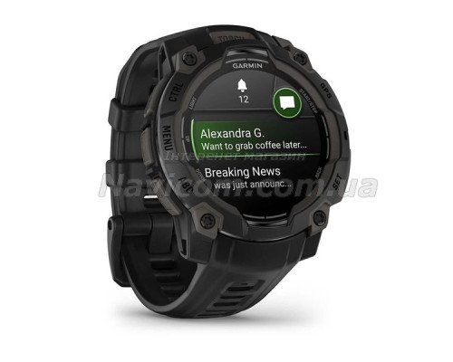 Смарт-часы Garmin Instinct 3 (45 мм) AMOLED черные