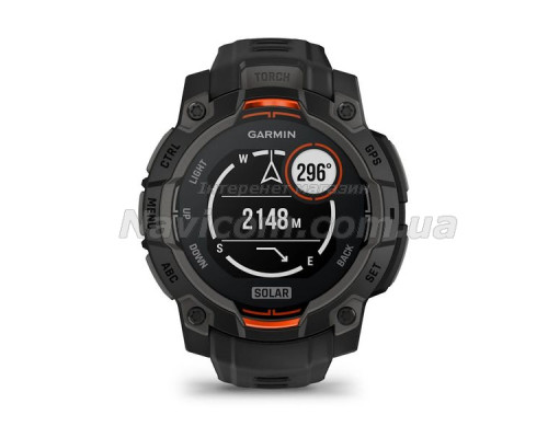 Смарт-часы Garmin Instinct 3 (45 мм) Solar черные