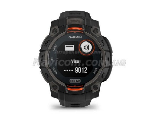 Смарт-часы Garmin Instinct 3 (45 мм) Solar черные