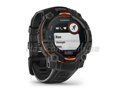 Смарт-часы Garmin Instinct 3 (45 мм) Solar черные