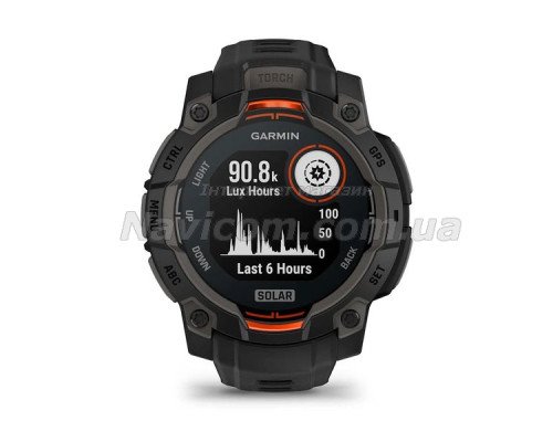 Смарт-часы Garmin Instinct 3 (45 мм) Solar черные