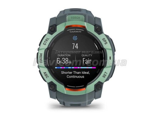 Смарт-годинник Garmin Instinct 3 (50 мм) AMOLED неотропік/сутінковий