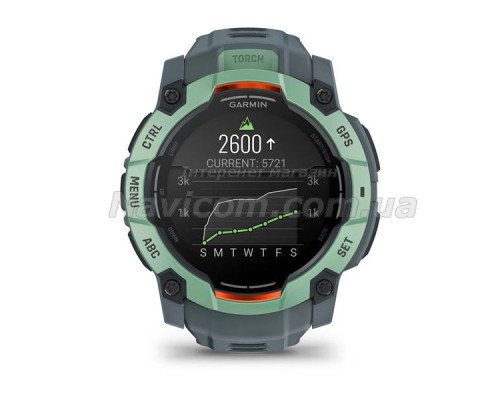 Смарт-годинник Garmin Instinct 3 (50 мм) AMOLED неотропік/сутінковий