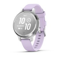 Смарт-годинник Garmin Lily 2 Active сріблястий із силіконовим ремінцем