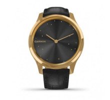 Смарт-годинник Garmin vivomove Luxe із золотистим корпусом