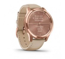 Смарт-годинник Garmin vivomove Luxe з рожево-золотистим корпусом