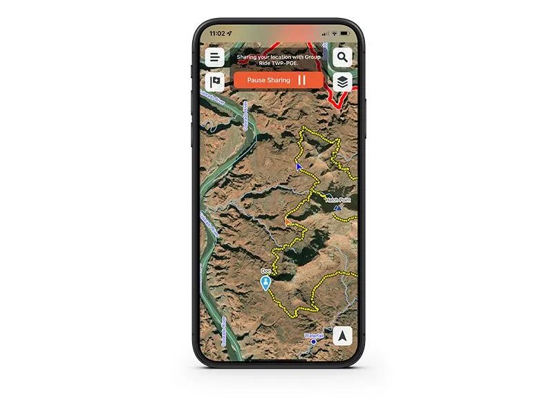 ФУНКЦІЯ GROUP RIDE MOBILE