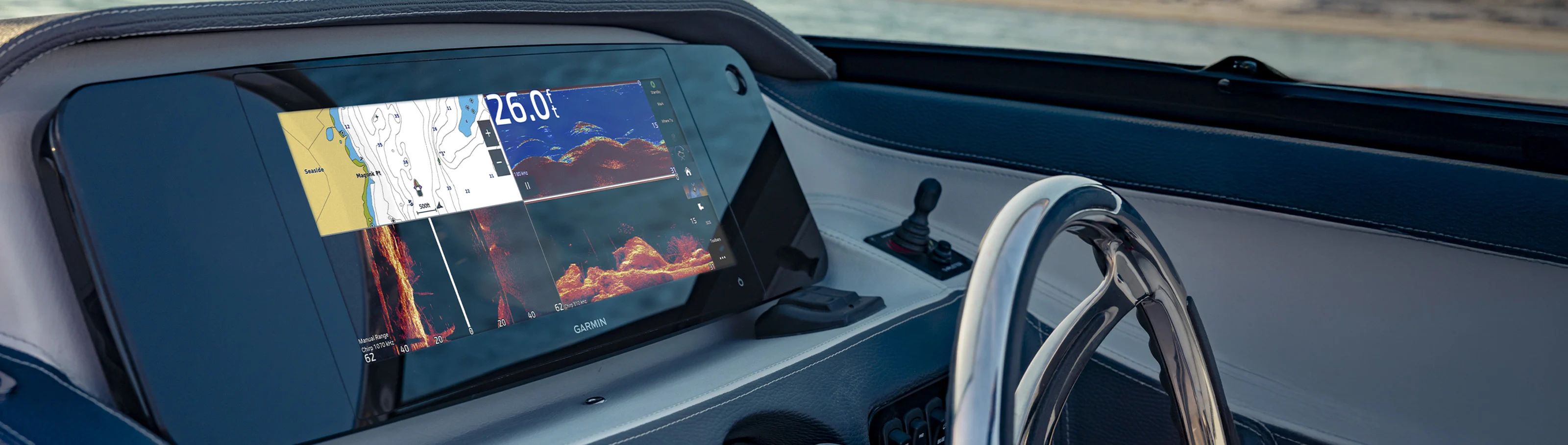 Картплоттер Garmin GPSMAP 1523xsv SideVü