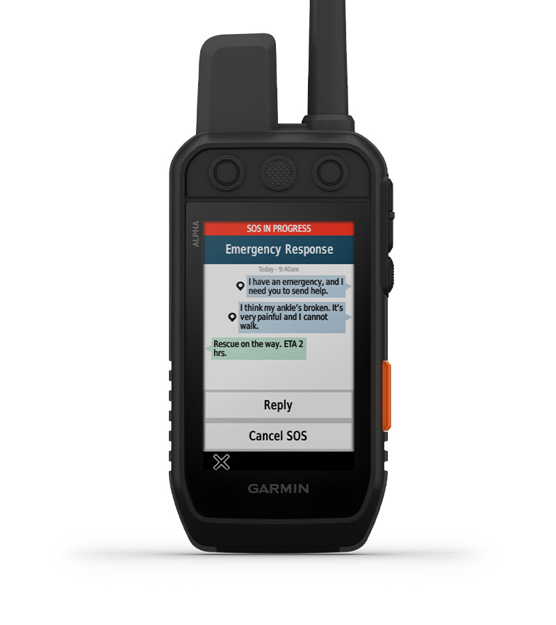 Сигнали SOS та двосторонній обмін повідомленнями