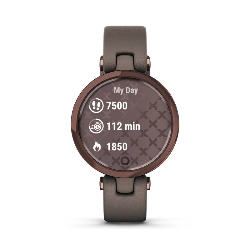 Поки ви рухаєтесь, годинник Lily відстежує пройдені кроки, спалені калорії, найінтенсивніші хвилини спортивних занять та інші дані