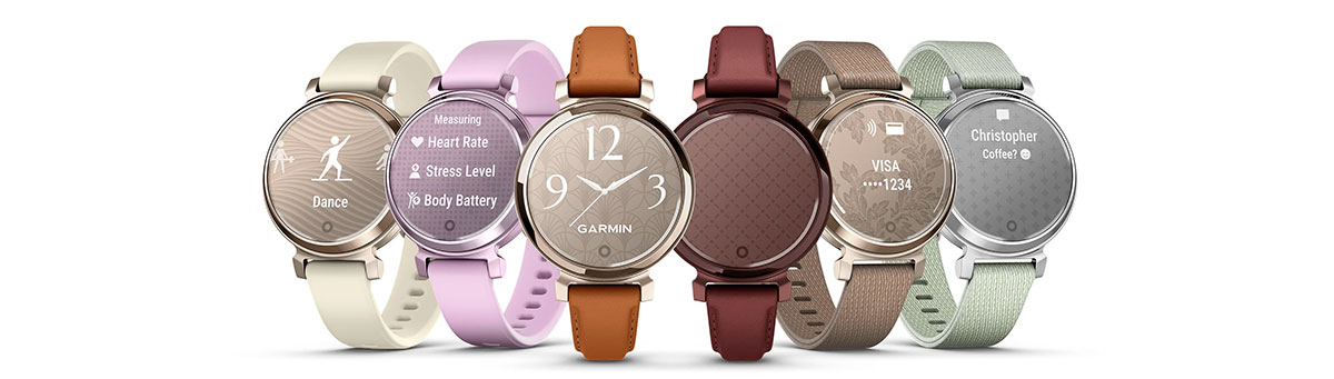 Смарт-годинник Garmin Lily 2 Classic кремово-золотистий із шкіряним ремінцем